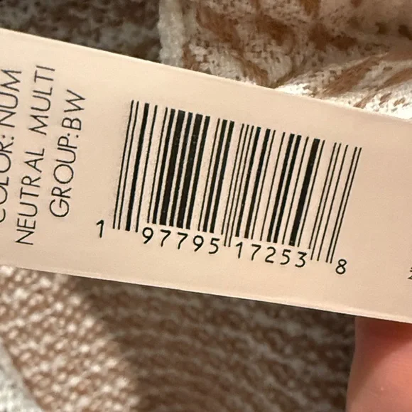 NWT - Nic+Zoe Cream and Gold Knit Jacket- 2X - Picture 11 of 11